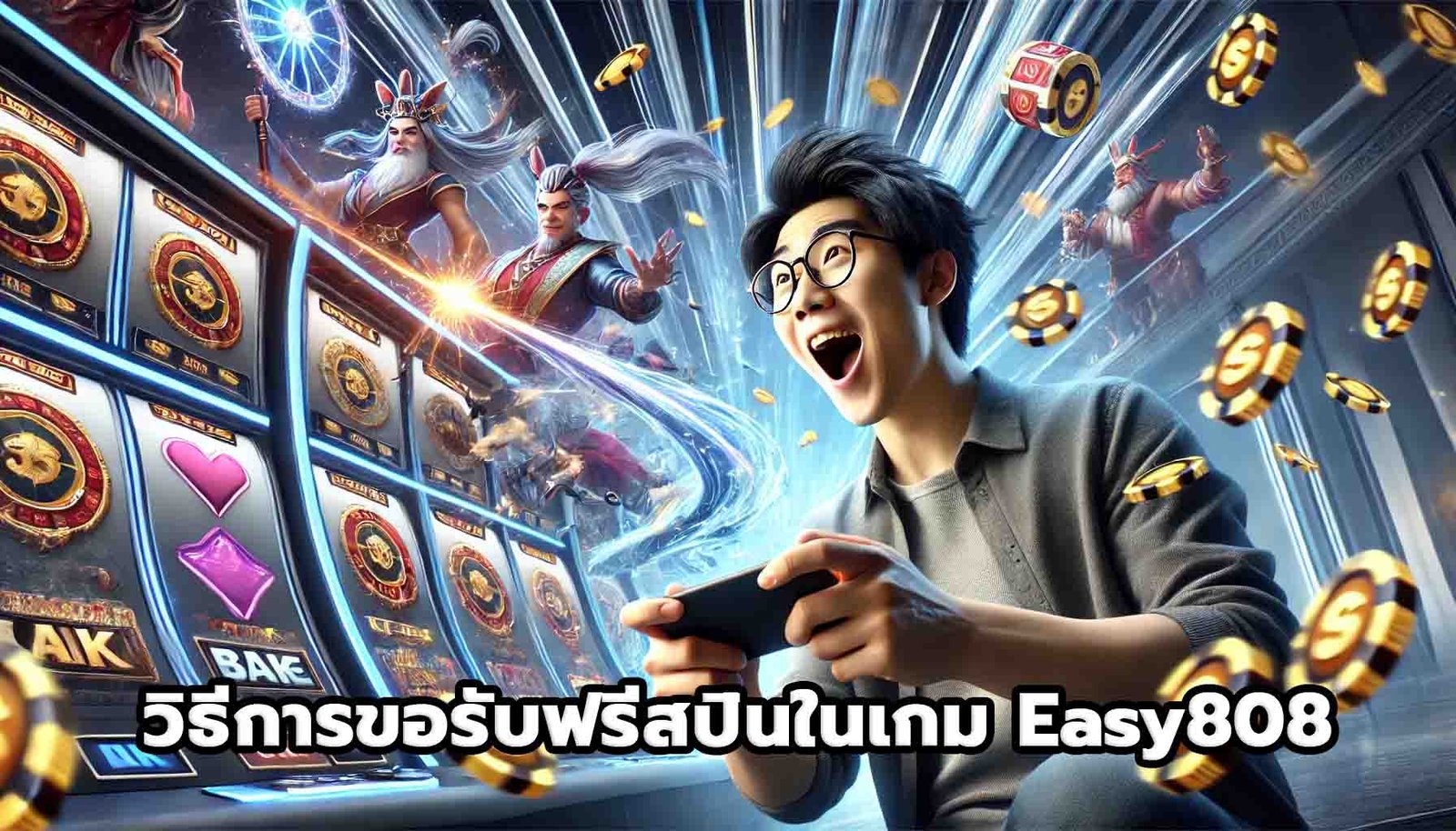 วิธีการขอรับฟรีสปินในเกม Easy808-14