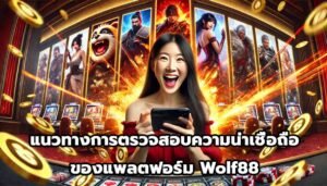 แนวทางการตรวจสอบความน่าเชื่อถือของแพลตฟอร์ม Wolf88-12